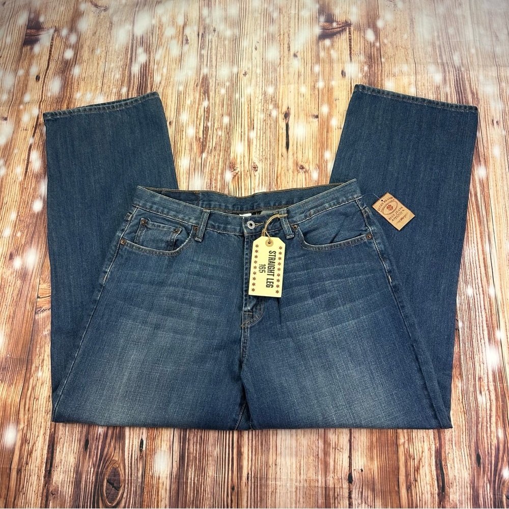 NWT Lucky Brand Relaxed Fit Straight Leg 
Blue Jeans Men’s Size 36